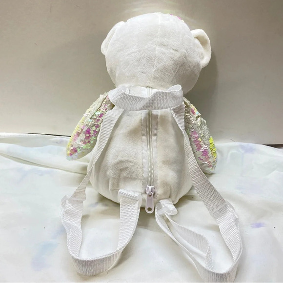 White sequence, teddy bear, backpack - Picture 5 of 10